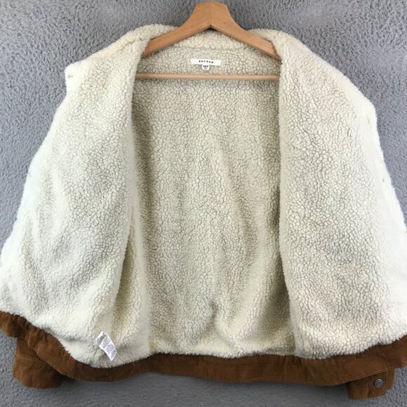 New PacSun Womens Corduroy Sherpa-Lined Jacket XS/S - Picture 13 of 14